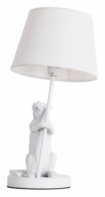 Настольная лампа декоративная Arte Lamp Gustav A4420LT-1WH